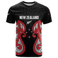Custom Rugby New Zealand T Shirt Baby Black Go Champions