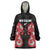 Custom Rugby New Zealand Wearable Blanket Hoodie Baby Black Go Champions
