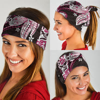 Monstera Plumeria Flowers Pink Neck Gaiter Polynesian Pattern LT01 - Polynesian Pride