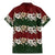 Hawaiian Hibiscus Christmas Color Family Matching Mermaid Dress and Hawaiian Shirt Unique