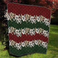 Hawaiian Hibiscus Christmas Color Quilt Unique LT01 - Polynesian Pride
