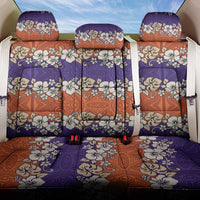 Hawaiian Hibiscus Back Car Seat Cover Orange and Purple Unique LT01 One Size Orange - Polynesian Pride