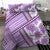 Hawaii Quilt Bedding Set Kakau Polynesian Pattern Lilac Version LT01 - Polynesian Pride
