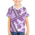Hawaii Quilt Kid Hawaiian Shirt Kakau Polynesian Pattern Lilac Version LT01 Kid Purple - Polynesian Pride