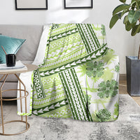 Hawaii Quilt Blanket Kakau Polynesian Pattern Olive Green Version LT01 - Polynesian Pride