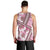 Hawaii Quilt Men Tank Top Kakau Polynesian Pattern Mauve Pink Version LT01 - Polynesian Pride