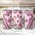 Hawaii Quilt Tumbler Cup Kakau Polynesian Pattern Mauve Pink Version