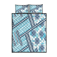 Hawaii Quilt Quilt Bed Set Kakau Polynesian Pattern Sky Blue Version LT01 Blue - Polynesian Pride