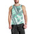 Hawaii Quilt Men Tank Top Kakau Polynesian Pattern Teal Version LT01 - Polynesian Pride