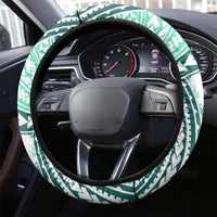 Hawaii Quilt Steering Wheel Cover Kakau Polynesian Pattern Teal Version LT01 - Polynesian Pride
