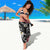 Polynesian Hawaiian Plumeria Tribal Pattern Sarong Special Wine Red Version