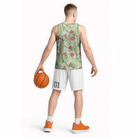 Anthurium Pikake Ti Leaf Palaka Basketball Jersey Green Version