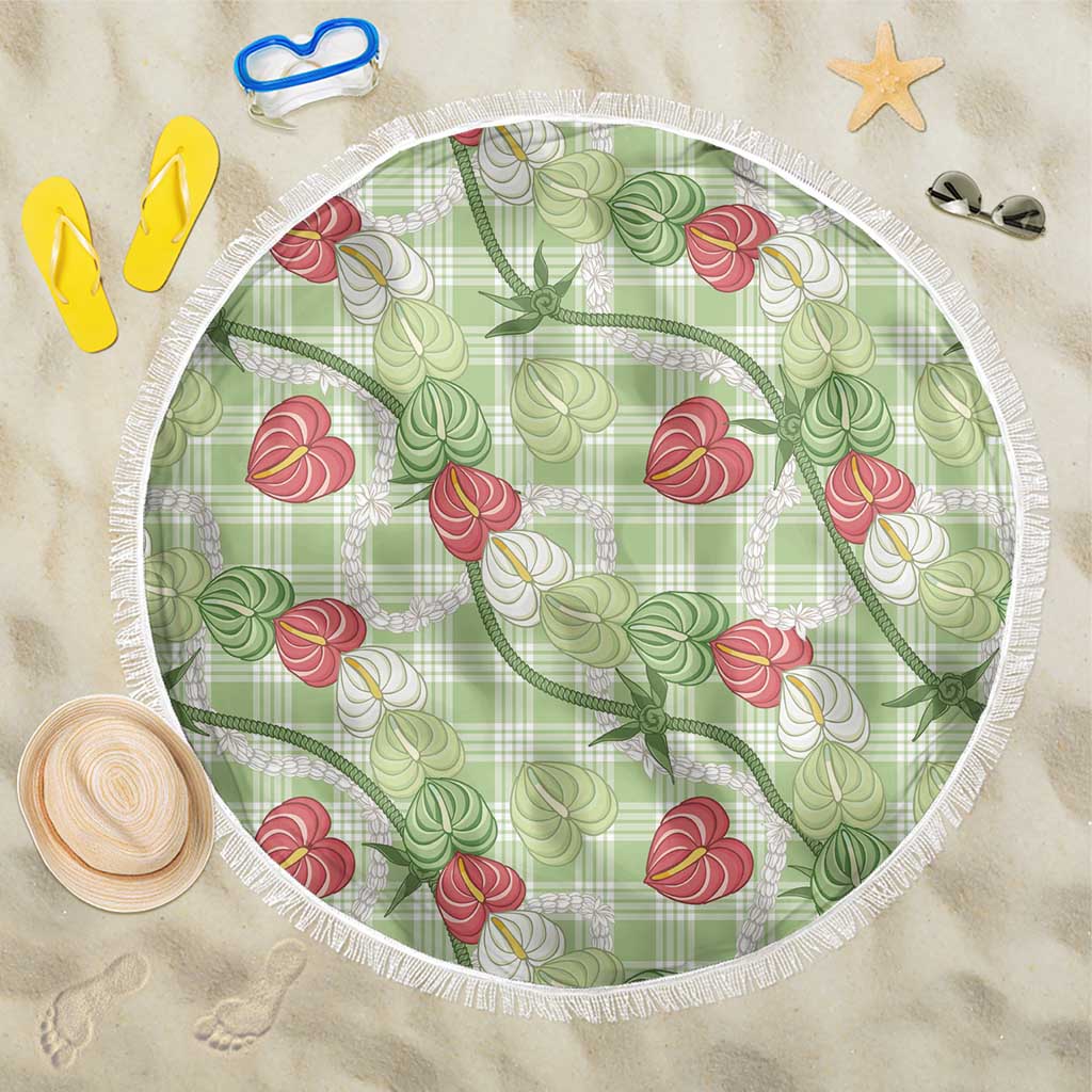 Anthurium Pikake Ti Leaf Palaka Beach Blanket Green Version