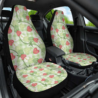 Anthurium Pikake Ti Leaf Palaka Car Seat Cover Green Version