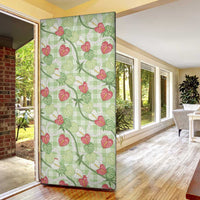 Anthurium Pikake Ti Leaf Palaka Door Cover Green Version