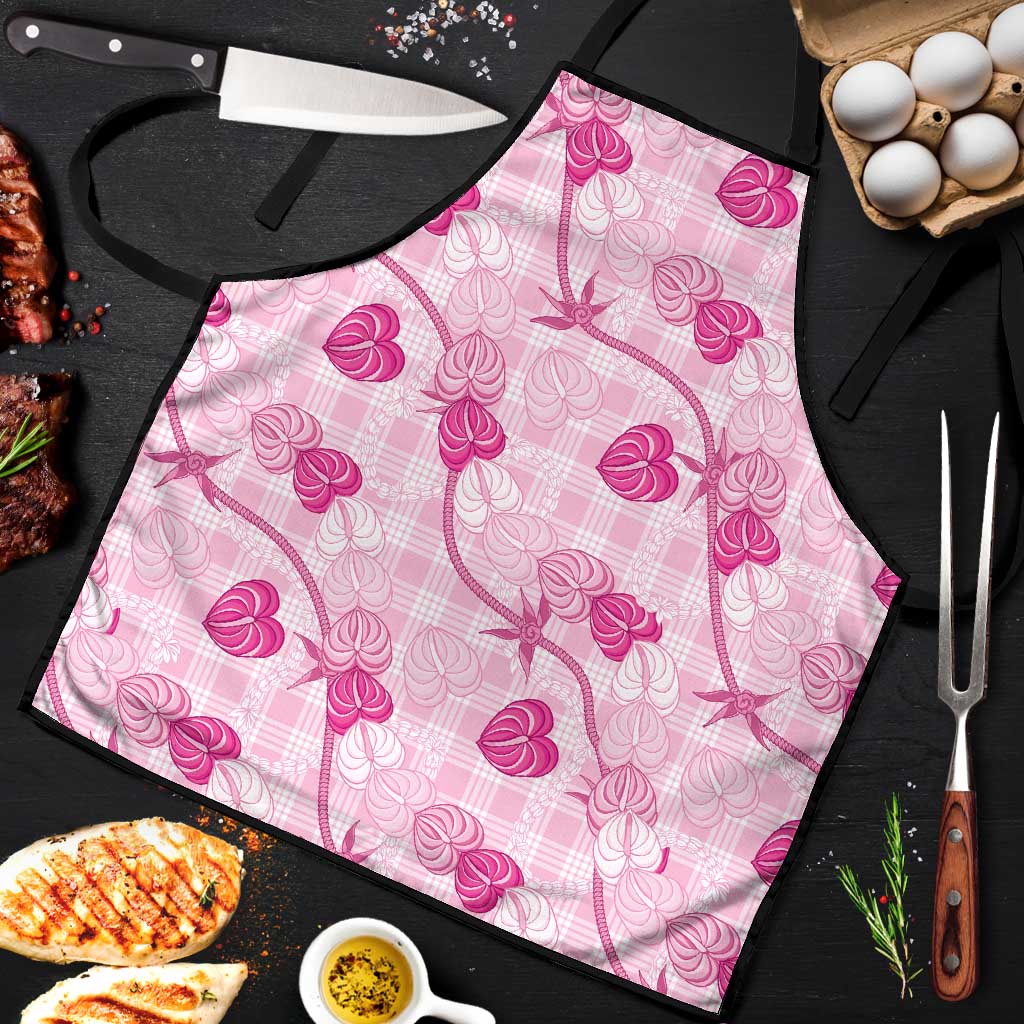 Anthurium Pikake Ti Leaf Palaka Apron Pink Version