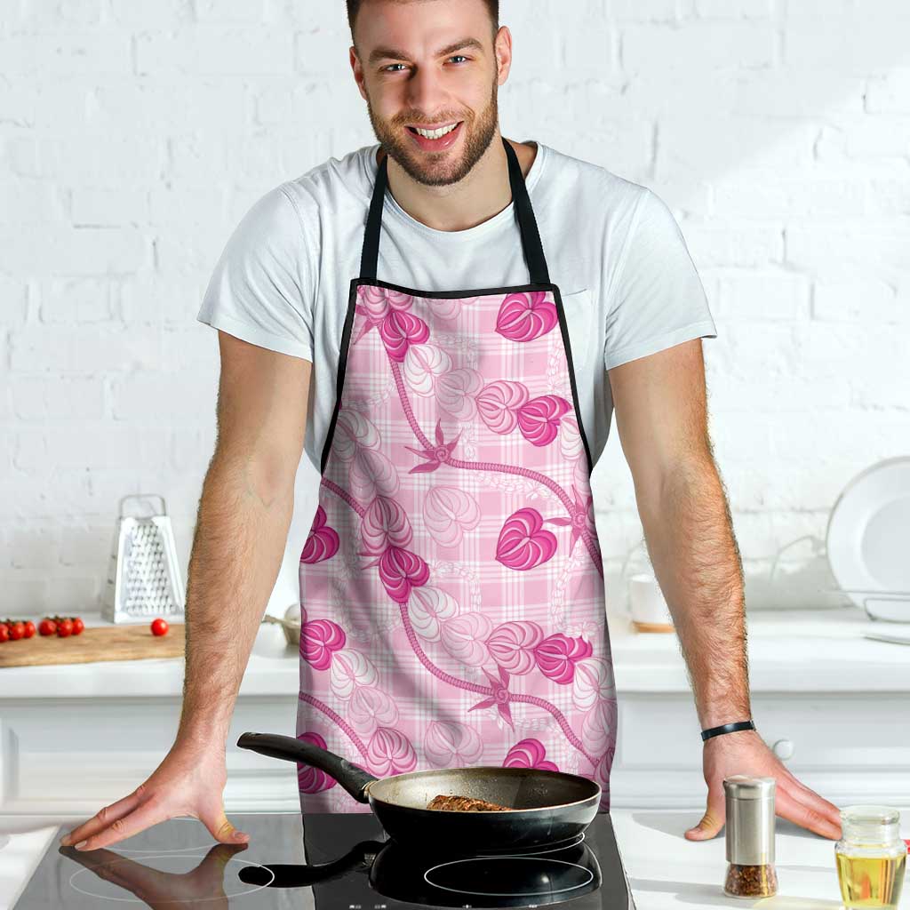 Anthurium Pikake Ti Leaf Palaka Apron Pink Version