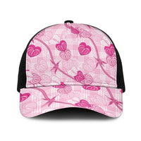 Anthurium Pikake Ti Leaf Palaka Baseball Net Cap Pink Version
