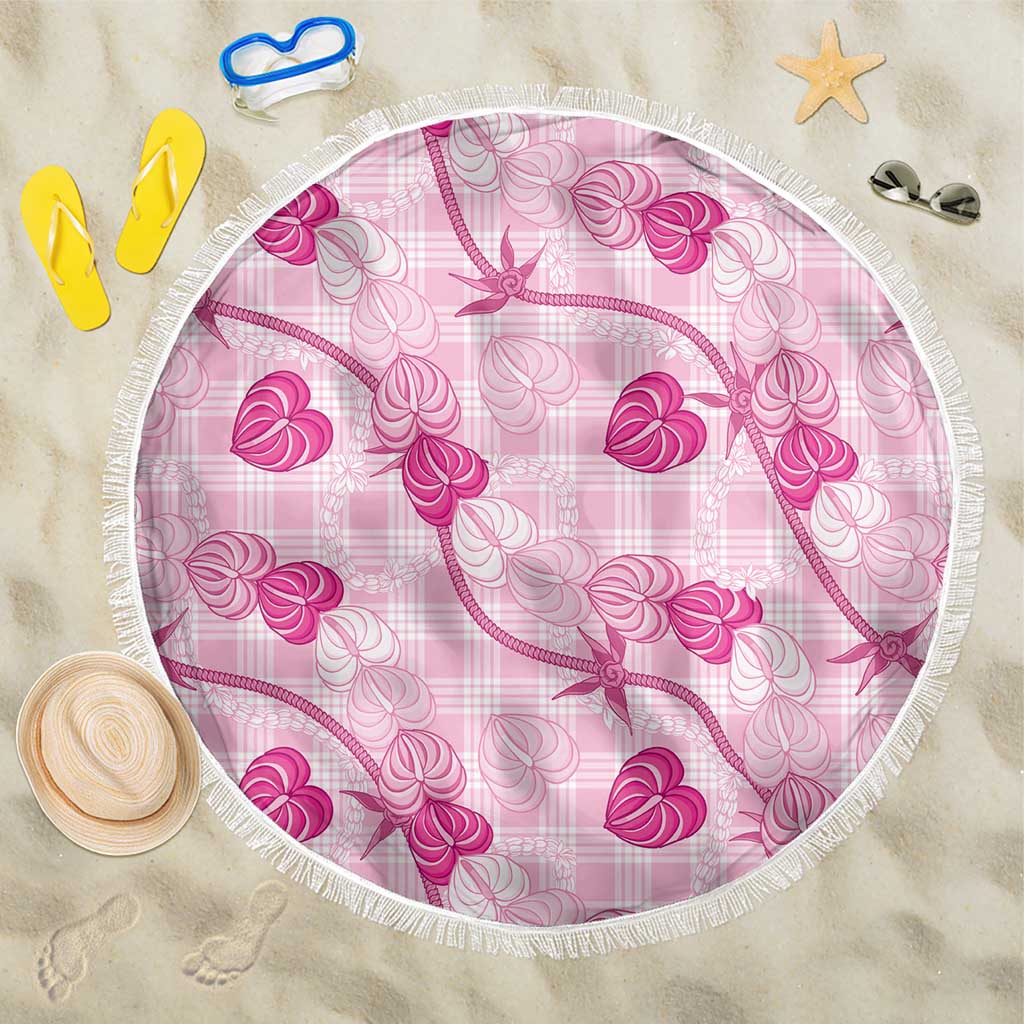 Anthurium Pikake Ti Leaf Palaka Beach Blanket Pink Version