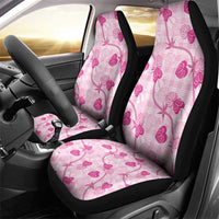 Anthurium Pikake Ti Leaf Palaka Car Seat Cover Pink Version