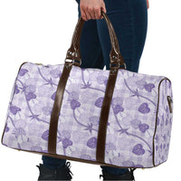 Anthurium Pikake Ti Leaf Palaka Travel Bag Purple Version
