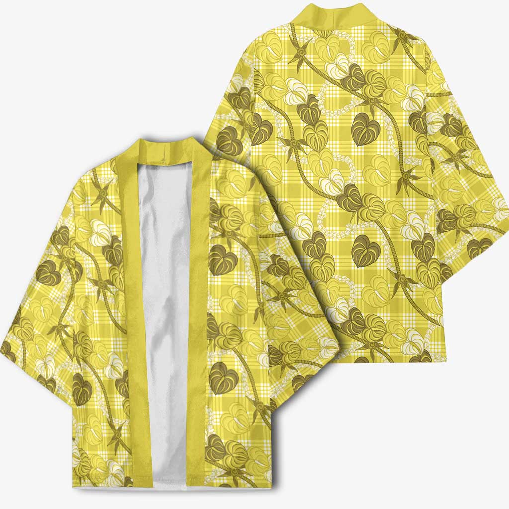 Anthurium Pikake Ti Leaf Palaka Kimono Yellow Version LT01 - Polynesian Pride