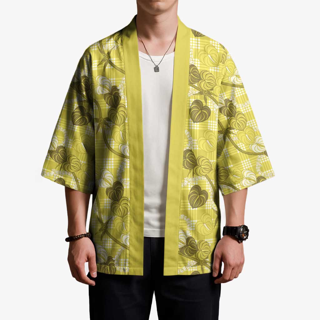 Anthurium Pikake Ti Leaf Palaka Kimono Yellow Version LT01 - Polynesian Pride