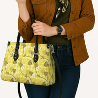 Anthurium Pikake Ti Leaf Palaka Leather Bag Yellow Version