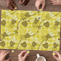 Anthurium Pikake Ti Leaf Palaka Puzzle Yellow Version LT01 - Polynesian Pride