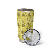 Anthurium Pikake Ti Leaf Palaka Tumbler Cup Yellow Version