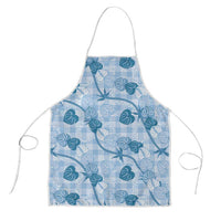 Anthurium Pikake Ti Leaf Palaka Apron Blue Version