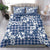 Hibiscus Pakala Cobalt Blue Royal Bedding Set Tropical Floral Stylized - Polynesian Pride