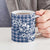 Hibiscus Pakala Cobalt Blue Royal Ceramic Mug Tropical Floral Stylized - Polynesian Pride