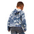 Hibiscus Pakala Cobalt Blue Royal Kid Hoodie Tropical Floral Stylized - Polynesian Pride