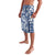 Hibiscus Pakala Cobalt Blue Royal Lavalava Tropical Floral Stylized - Polynesian Pride