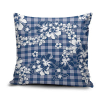 Hibiscus Pakala Cobalt Blue Royal Pillow Cover Tropical Floral Stylized - Polynesian Pride