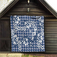 Hibiscus Pakala Cobalt Blue Royal Quilt Tropical Floral Stylized LT01 - Polynesian Pride
