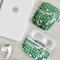 Hibiscus Pakala Emerald Green AirPods Case Tropical Floral Stylized - Polynesian Pride