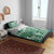 Hibiscus Pakala Emerald Green Bedding Set Tropical Floral Stylized - Polynesian Pride