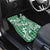 Hibiscus Pakala Emerald Green Car Mats Tropical Floral Stylized - Polynesian Pride