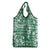 Hibiscus Pakala Emerald Green Grocery Bag Tropical Floral Stylized - Polynesian Pride