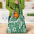 Hibiscus Pakala Emerald Green Grocery Bag Tropical Floral Stylized - Polynesian Pride