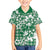 Hibiscus Pakala Emerald Green Kid Hawaiian Shirt Tropical Floral Stylized - Polynesian Pride