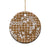 Hibiscus Pakala Bronze Brown Ceramic Ornament Tropical Floral Stylized - Polynesian Pride