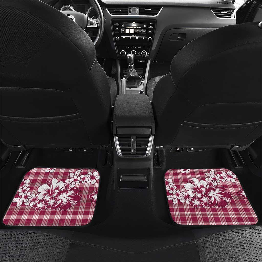 Hibiscus Pakala Royal Magenta Car Mats Tropical Floral Stylized - Polynesian Pride