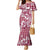Hibiscus Pakala Royal Magenta Family Matching Mermaid Dress and Hawaiian Shirt Tropical Floral Stylized - Polynesian Pride