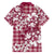 Hibiscus Pakala Royal Magenta Family Matching Off Shoulder Maxi Dress and Hawaiian Shirt Tropical Floral Stylized - Polynesian Pride