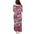 Hibiscus Pakala Royal Magenta Family Matching Puletasi and Hawaiian Shirt Tropical Floral Stylized - Polynesian Pride