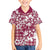 Hibiscus Pakala Royal Magenta Family Matching Short Sleeve Bodycon Dress and Hawaiian Shirt Tropical Floral Stylized - Polynesian Pride