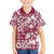 Hibiscus Pakala Royal Magenta Family Matching Summer Maxi Dress and Hawaiian Shirt Tropical Floral Stylized - Polynesian Pride
